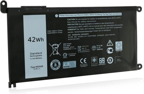 42Whr WDX0R Battery for Dell